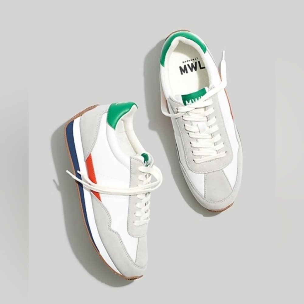 Madewell League Sneakers in Colorblock Leather Suede Size 7M   MADEWELL - Picture 7 of 7
